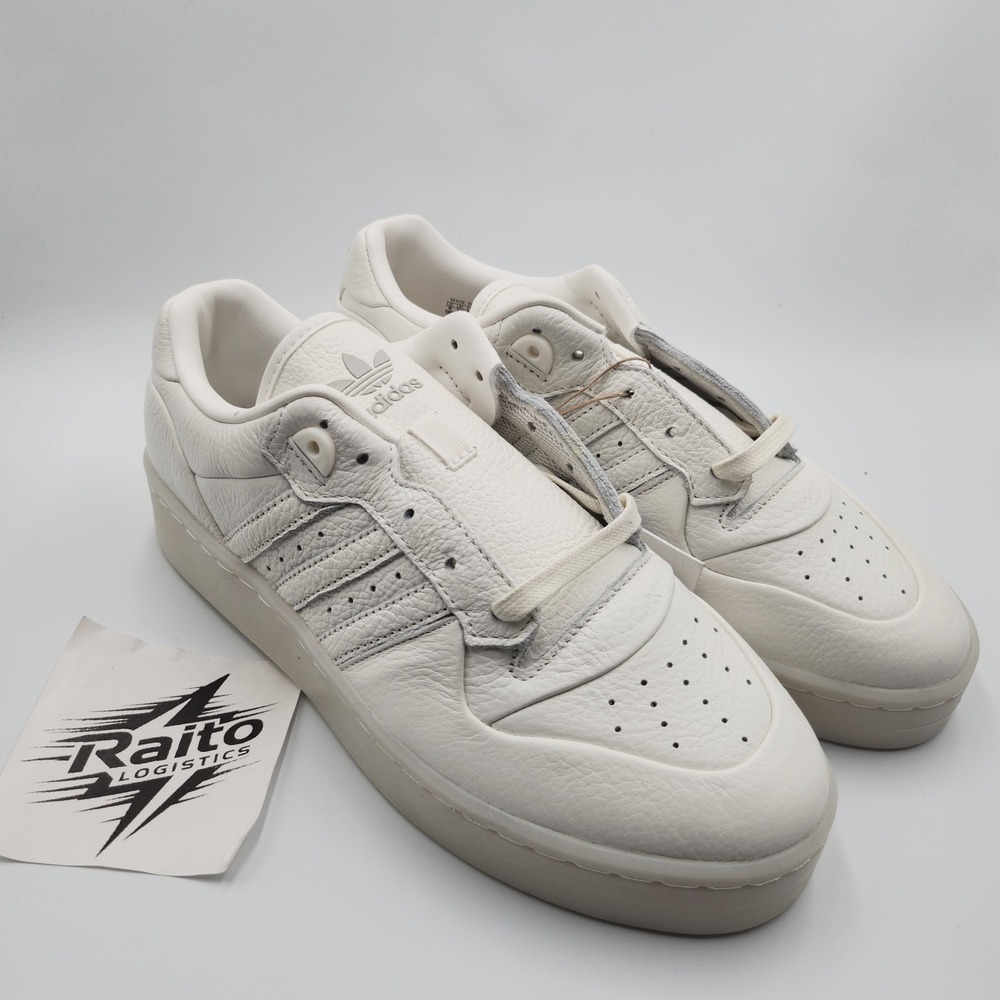 Mens Size 8 Adidas Sneakers Rivalry Lux Low Cloud White Ivory Core Black IF7184